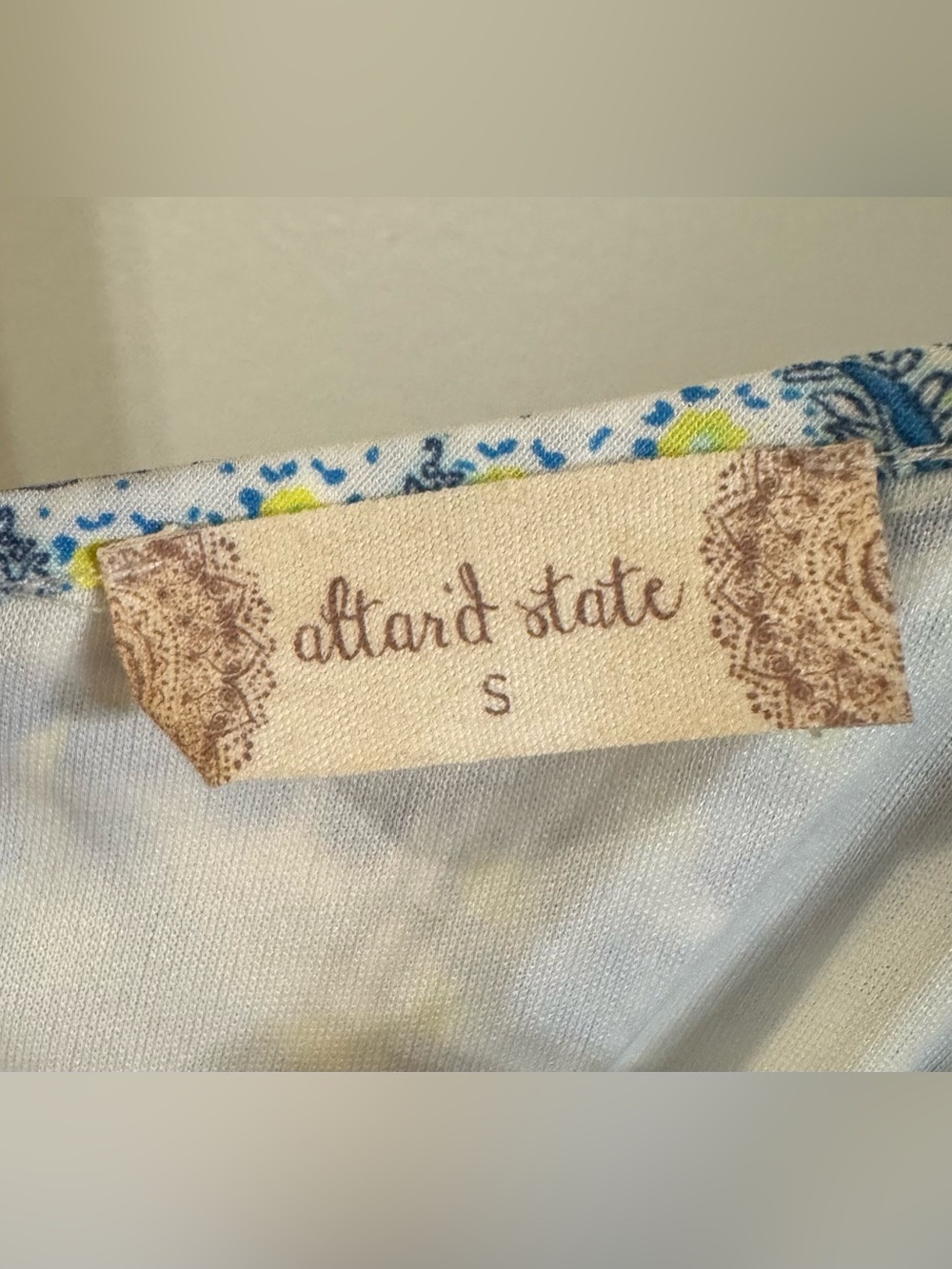 Altar'd State Paisley Print Cold Shoulder Romper! Size Small. - Picture 10 of 15